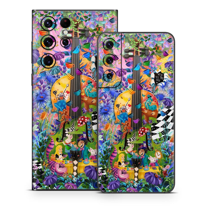 Alice's Wonderland Tea Party - Samsung Galaxy S22 Skin