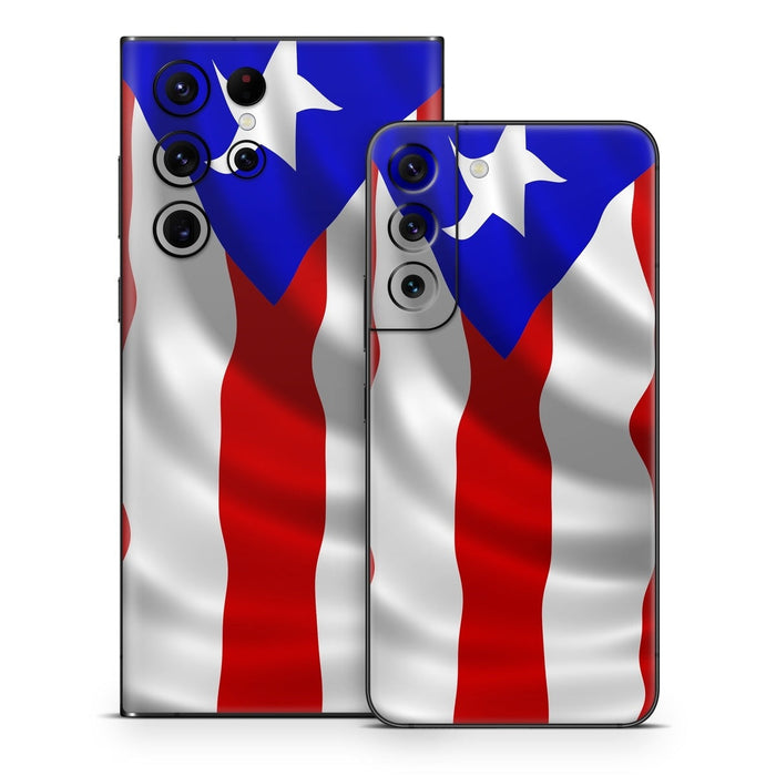 Puerto Rican Flag - Samsung Galaxy S22 Skin