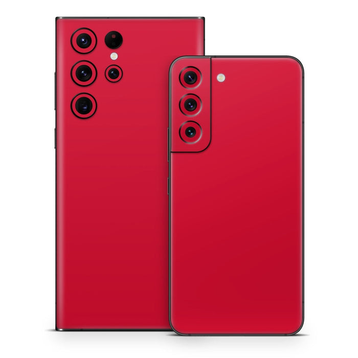 Solid State Red - Samsung Galaxy S22 Skin