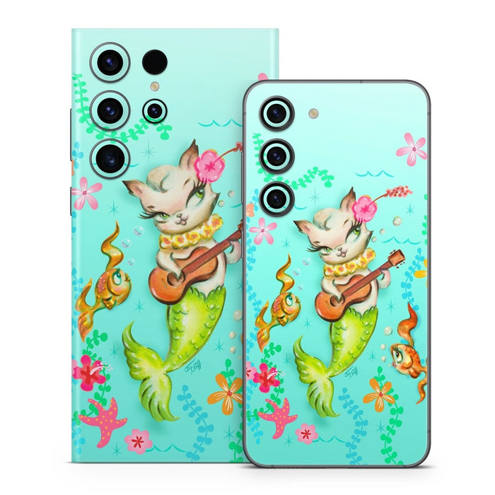 Merkitten with Ukelele - Samsung Galaxy S23 Skin