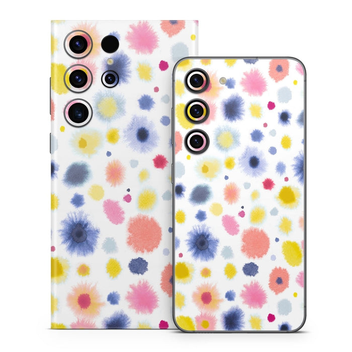 Red Blue Dots - Samsung Galaxy S23 Skin