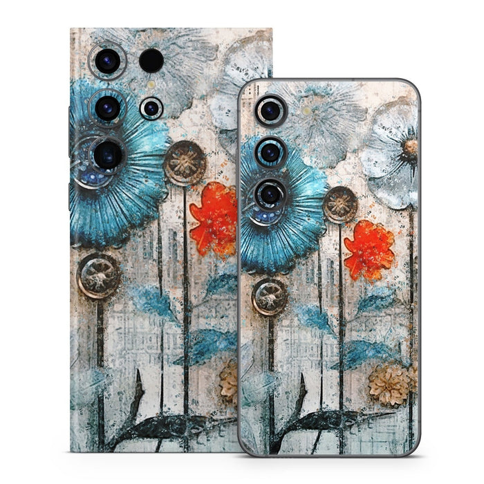 Steampunk Flowers - Samsung Galaxy S23 Skin