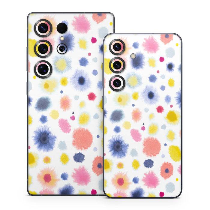 Red Blue Dots - Samsung Galaxy S25 Skin
