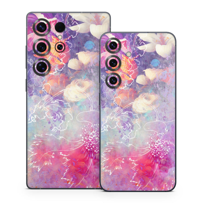 Sketch Flowers Lily - Samsung Galaxy S25 Skin