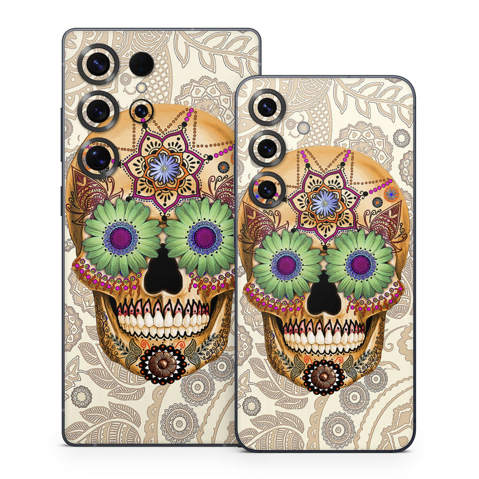Sugar Skull Bone - Samsung Galaxy S25 Skin