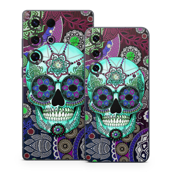 Sugar Skull Sombrero - Samsung Galaxy S25 Skin