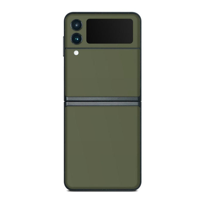 Solid State Olive Drab - Samsung Galaxy Z Flip 3 Skin