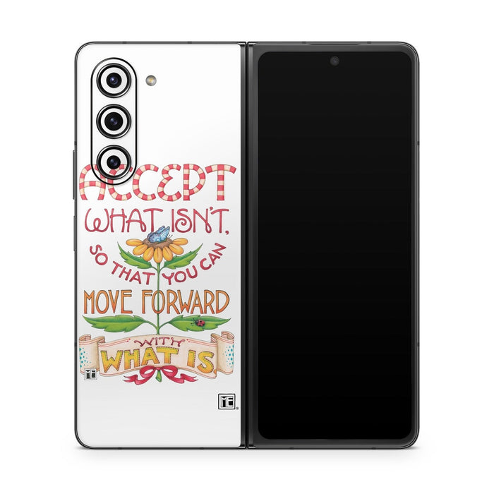 Accept What Isn't - Samsung Galaxy Z Fold5 Skin