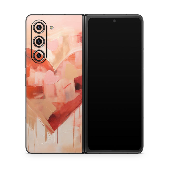 AbEx Hearts - Samsung Galaxy Z Fold5 Skin