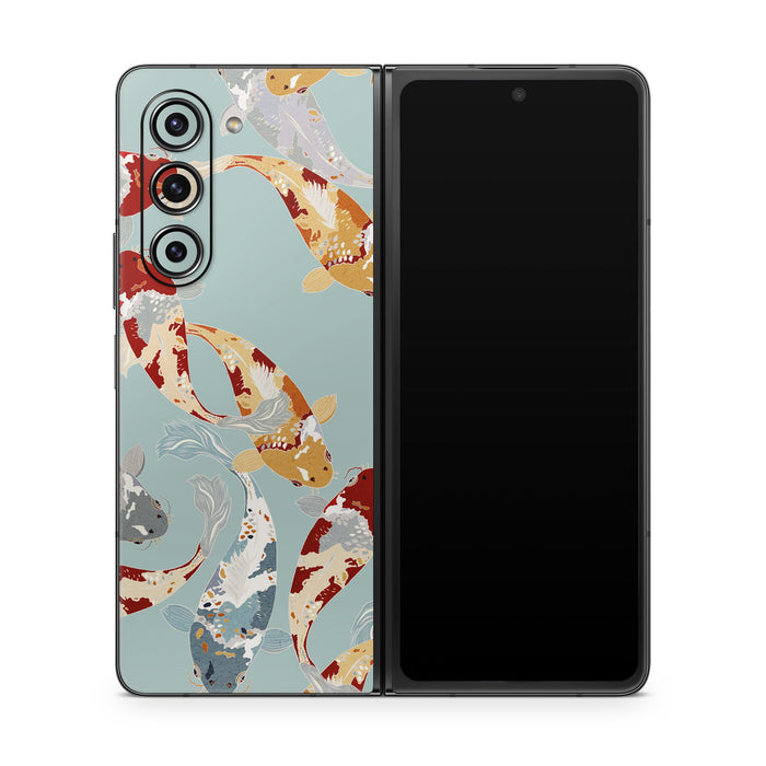 KoiFish Pond - Samsung Galaxy Z Fold5 Skin