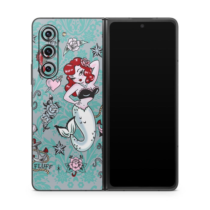 Molly Mermaid - Samsung Galaxy Z Fold5 Skin