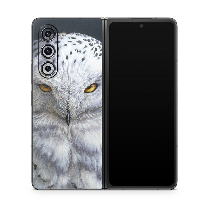 Snowy Owl - Samsung Galaxy Z Fold5 Skin