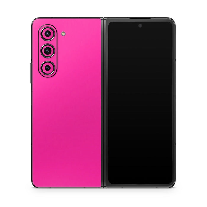 Solid State Malibu Pink - Samsung Galaxy Z Fold5 Skin