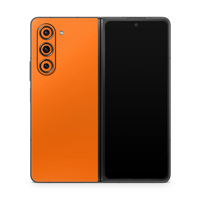 Solid State Pumpkin - Samsung Galaxy Z Fold5 Skin