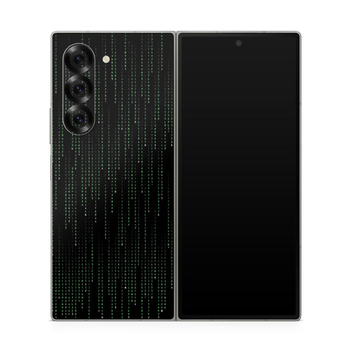 Matrix Style Code - Samsung Galaxy Z Fold6 Skin