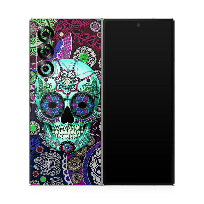 Sugar Skull Sombrero - Samsung Galaxy Z Fold6 Skin