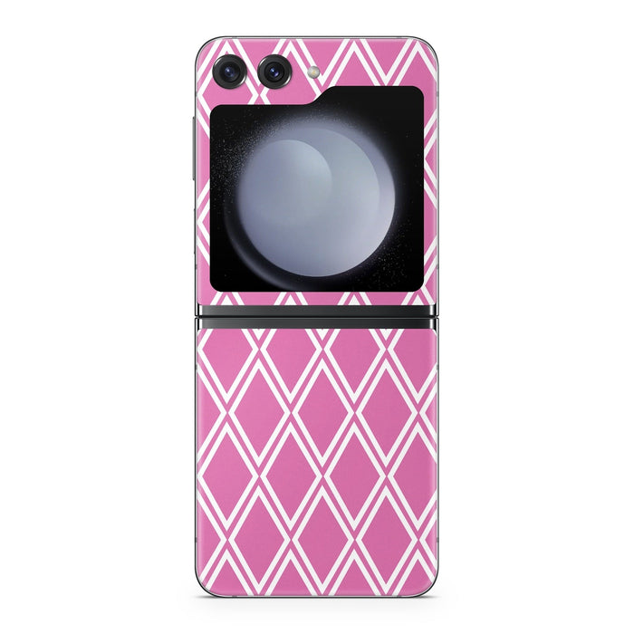 Pink Checks - Samsung Galaxy Z Flip5 Skin