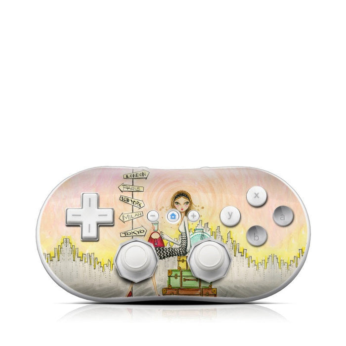 The Jet Setter - Nintendo Wii Classic Controller Skin