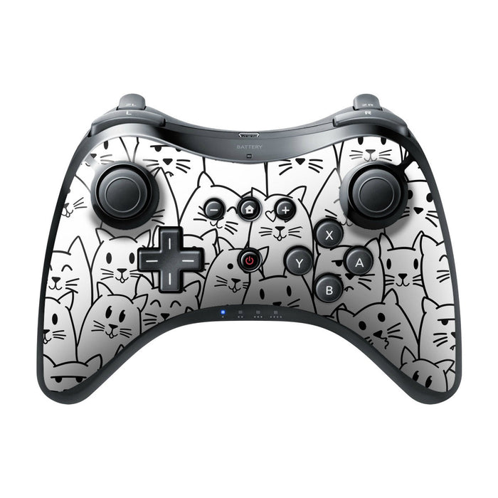 Moody Cats - Nintendo Wii U Pro Controller Skin