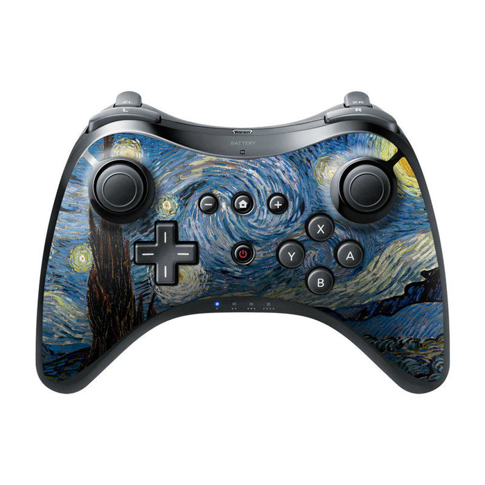 Starry Night - Nintendo Wii U Pro Controller Skin