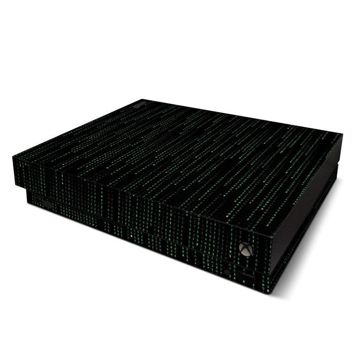 Matrix Style Code - Microsoft Xbox One X Skin