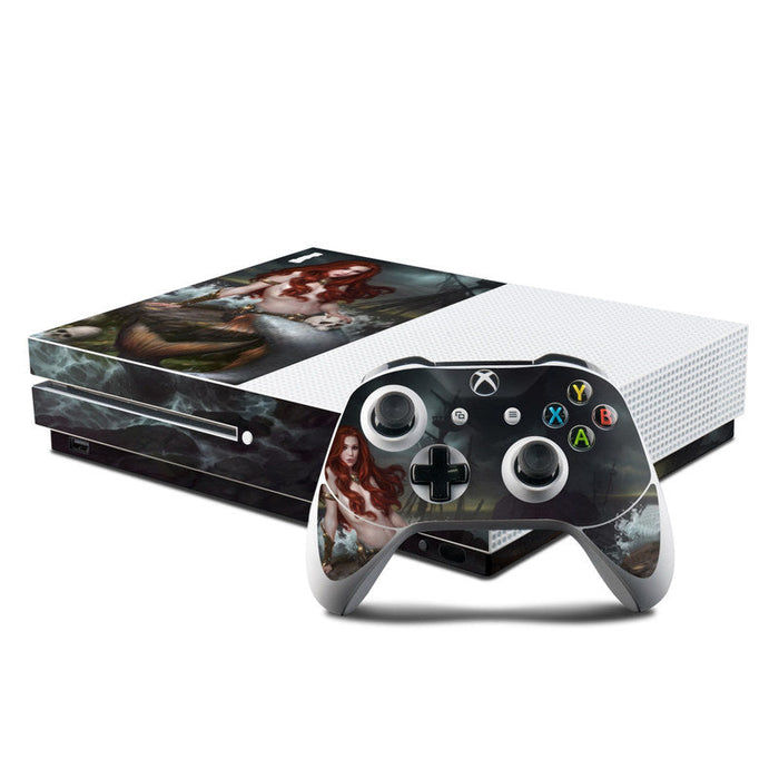 Ocean's Temptress - Microsoft Xbox One S Console and Controller Kit Skin