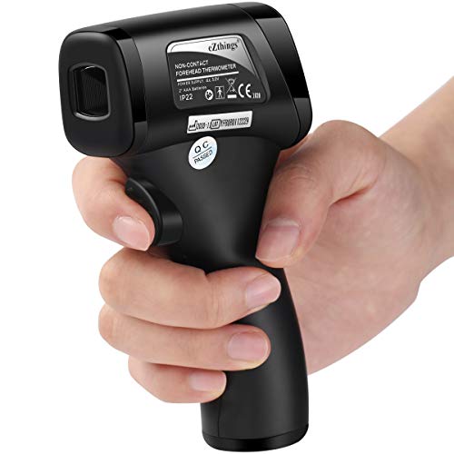 Non Contact Medical Screening Forehead Thermometer for Physician Offices and Hospitals (Black Heavy Duty Thermometer) - eZthings USA WE SORT ALL THE CRAZIEST GADGETS, GIZMOS, TOYS & TECHNOLOGY, SO YOU DON'T HAVE TO.