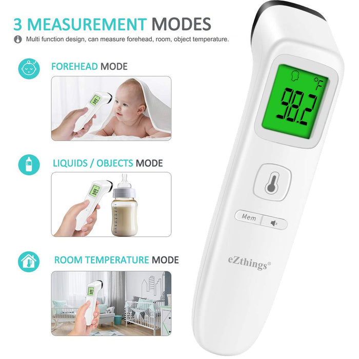 Ezzo Non-Contact Infrared Medical Thermometer Digital Temperature Gun Quick  Response